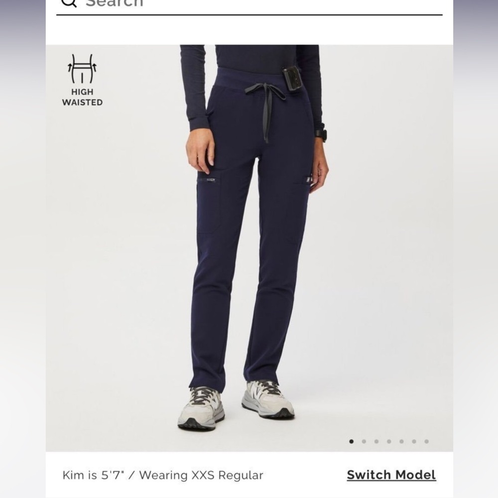FIGS women’s xxs skinny scrub pants navy blue